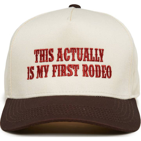 2-Tone Cap - This Actually Is My First Rodeo (Brown)