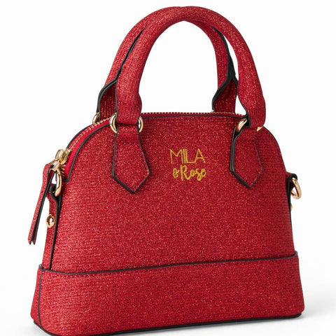 Red Shimmer Girl's Crossbody Purse