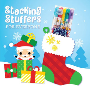 Holiday Smelly Gellies - Scented Glitter Gel Coloring Sticks