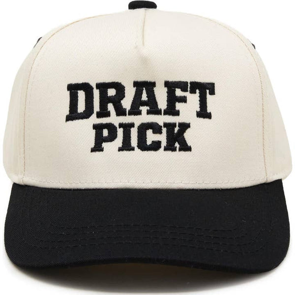 Draft Pick 2-Tone Cap - Black/Beige