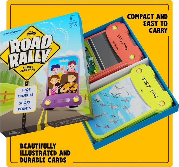Road Rally Travel Scavenger Hunt Card Game