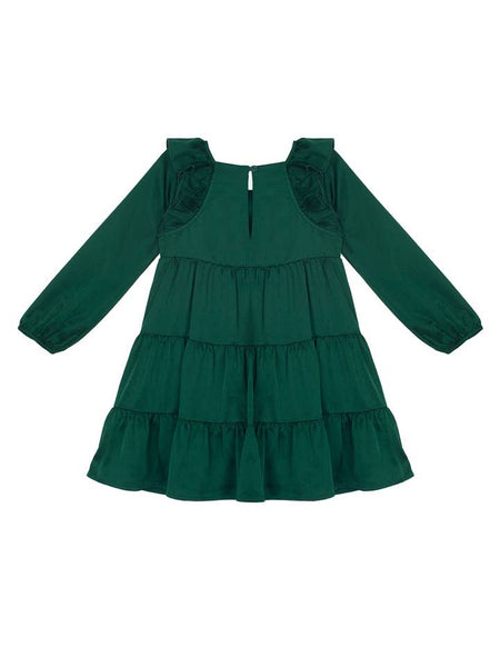 Mistletoe Emerald Green Tiered Dress