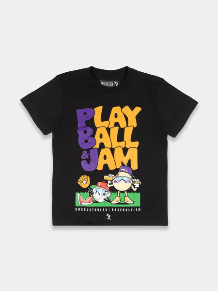 Play Ball & Jam Youth T-Shirt - Baseballism X Uncrustables