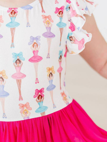 Ballerina Bows S/S Twirl Leotard