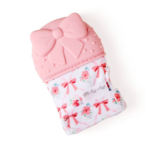 Itzy Teething Mitt - Bow