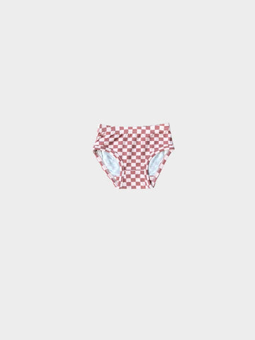 Girl's Underwear in Strawberry Checkered