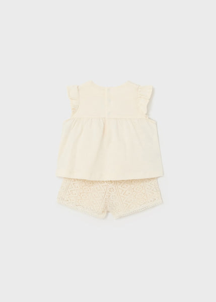 2-Piece Crochet Set-Chickpea