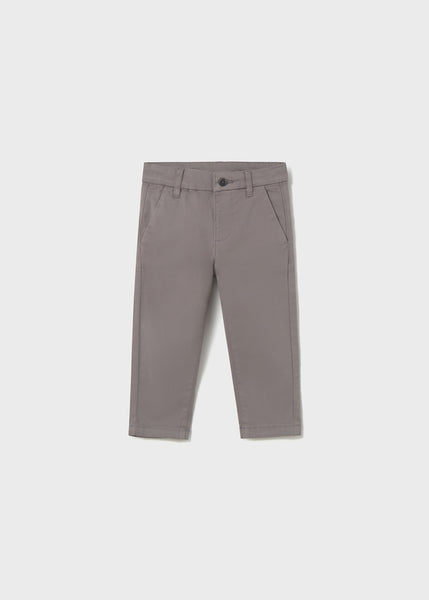 Grey Basic Chino Pant