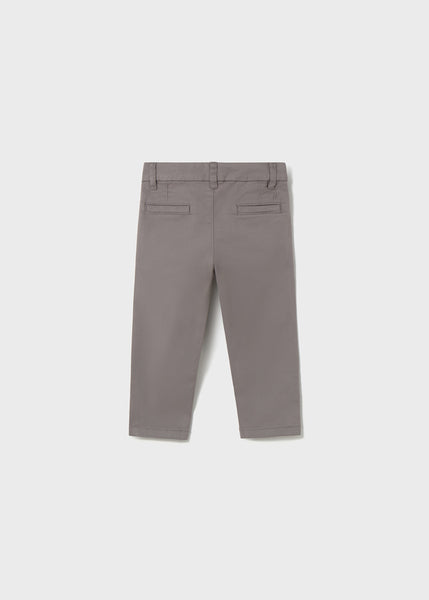 Grey Basic Chino Pant