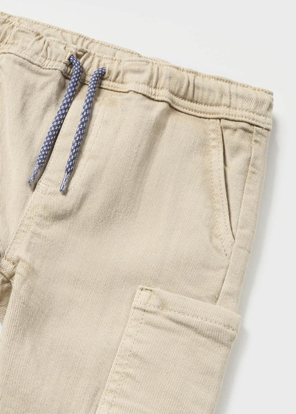 Cream Cargo Pants