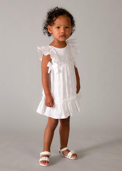 White Embroidered Dress