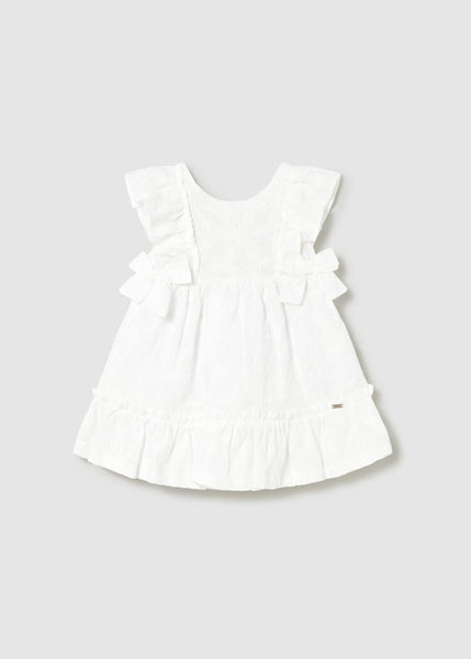 White Embroidered Dress