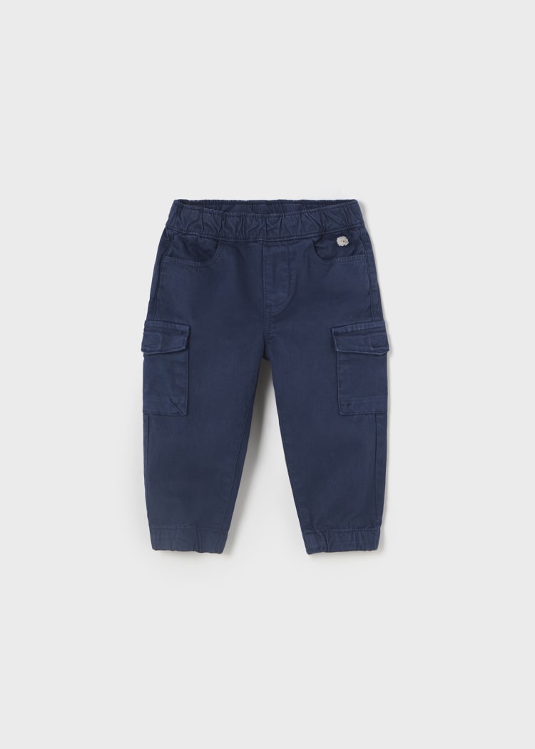 Navy Baby Joggers with Pockets