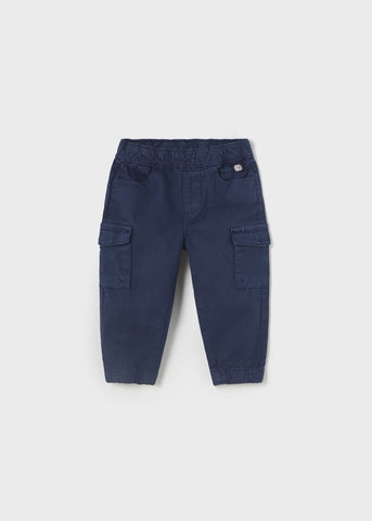 Navy Baby Joggers with Pockets