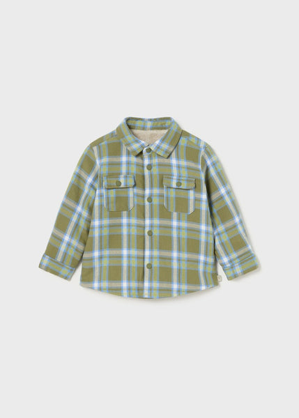 Lined Overshirt-Forest