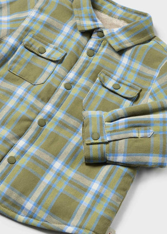 Lined Overshirt-Forest