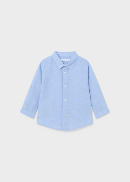 Linen Shirt-Sky Blue