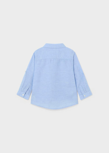 Linen Shirt-Sky Blue