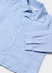 Linen Shirt-Sky Blue