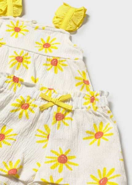 Mimosa Yellow Sunshine Short Set