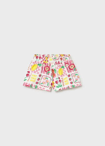 Hibiscus Fruit Print Short
