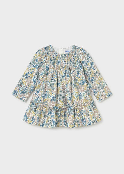 Blue Hues Velvet Dress