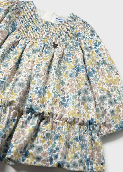Blue Hues Velvet Dress