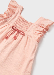 Smocked Romper-Pastel Pink