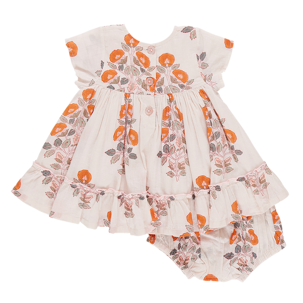 Baby Girls Niley Dress Set - Cloud Bouquet Floral