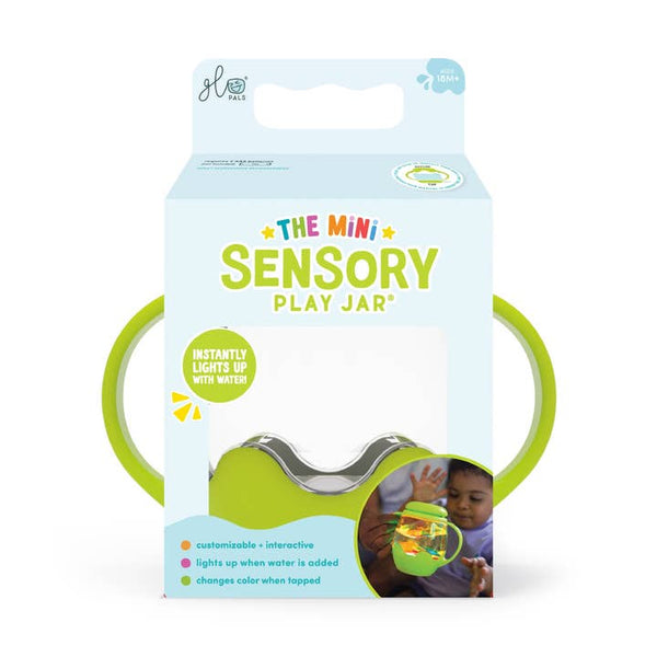 Glo Pals Mini Sensory Jar - Green