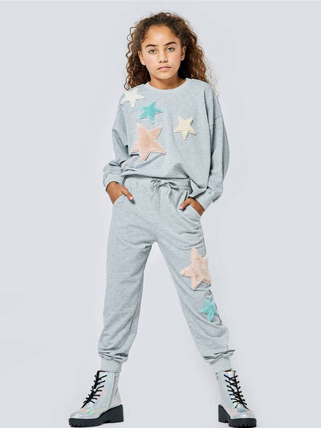 Star Sweatshirt & Jogger Set