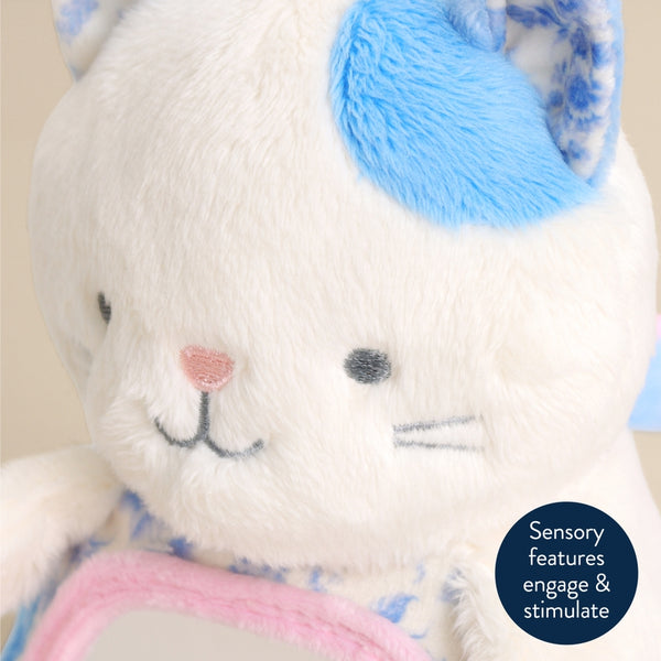 Itzy Bitzy Mirror™ Sensory Tummy Time Mirror  - Kitty