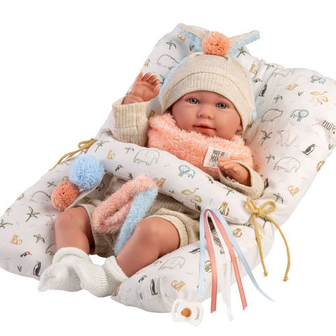 Blair - Articulated Newborn Doll with Activity Cushion