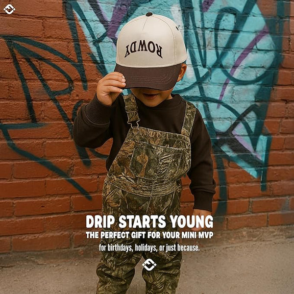 2-Tone Cap - Rowdy Upside Down - Brown/Beige