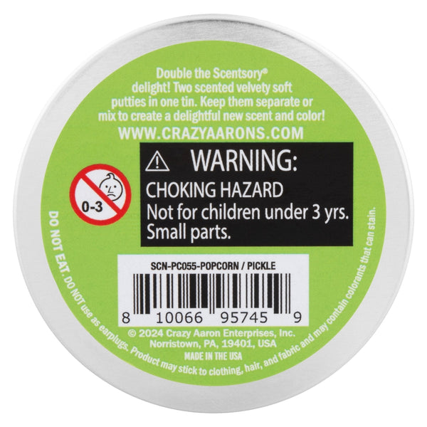Crazy Aaron - 2 in 1 Popcorn and Pickle SCENTSORY Putty