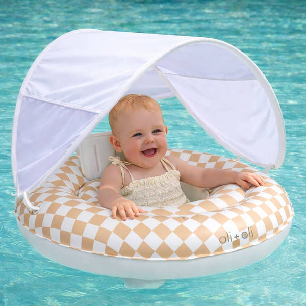 Ali+Oli Baby Swim Seat with Sun Canopy