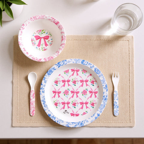 *New* Itzy Bistro™ - 4 Piece Dining Set - Ribbons & Roses
