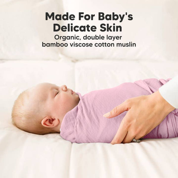 KB Lumi Muslin Swaddle Blankets - Lavender
