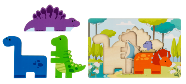 Ganz Dino Layered Puzzle