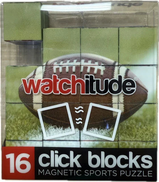 Sports Click Blocks Magnetic 16pc Building Set