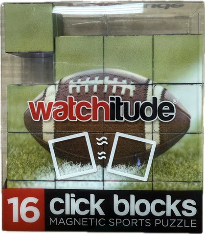 Sports Click Blocks Magnetic 16pc Building Set