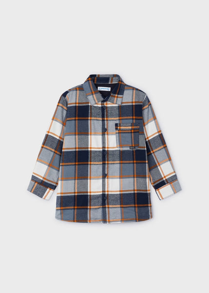 Plaid Overshirt-Carrot