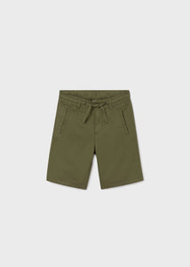 Linen Shorts-Jungle