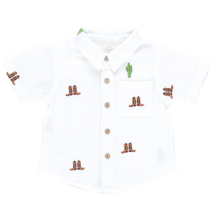 Boys Jack Shirt - Rodeo Embroidery