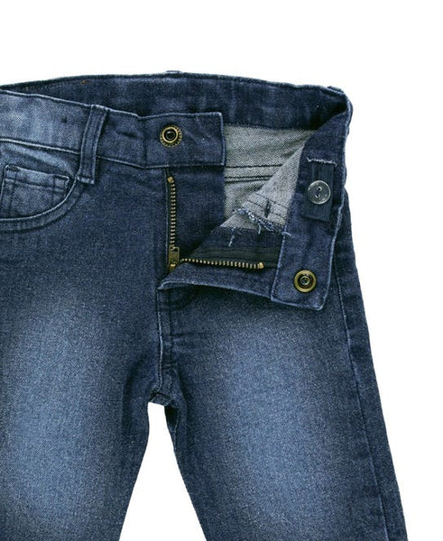 Medium Wash Boys Straight Jeans