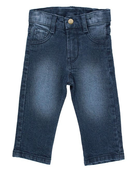 Medium Wash Boys Straight Jeans