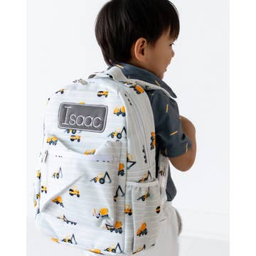 Sugar Bee Backpack - Boy Construction On Grey