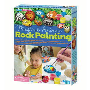 4M Magical Animal Rock Painting Diy Craft Kit