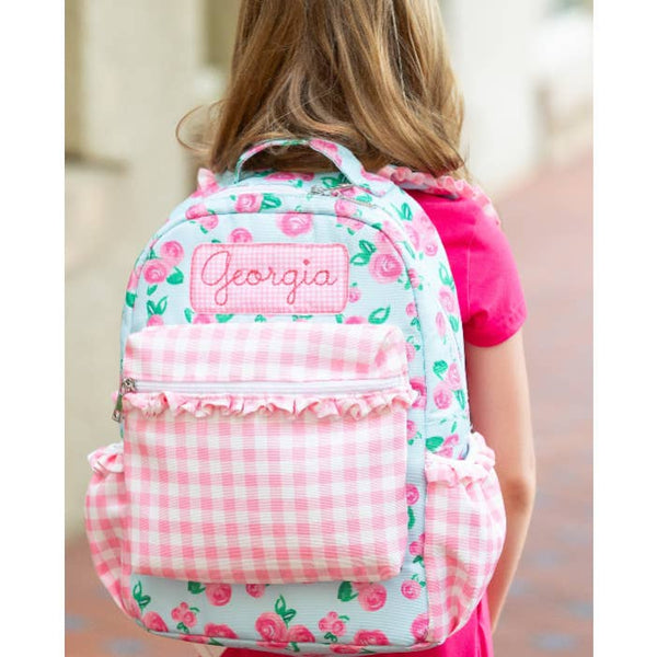 Sugar Bee Backpack - Girl Watercolor Roses
