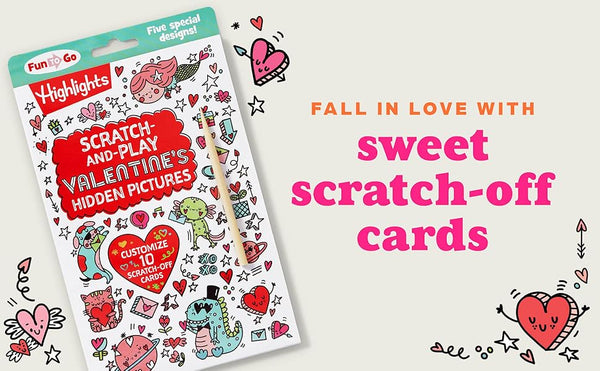 Scratch-and-Play Valentine's Hidden Pictures